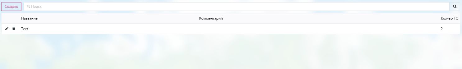 Группа транспорта: Группы транспорта